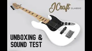 JCraft JB-1 5-String Bass Unboxing / Sound Check