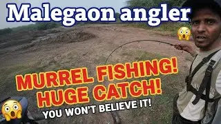 Murrel fishing/omg 😳 itna kareeb chup kar baitha hua tha 