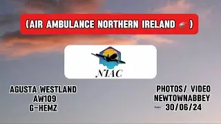 (AIR AMBULANCE NORTHERN IRELAND) G-HEMZ AW109 HELICOPTER [take off]🚁