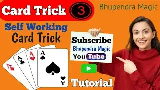 Card Trick REVEALED 😎 Easy self-working card trick tutorial 🫠 #magic #fun #viral