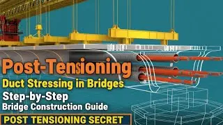 Pre Tensioning Vs Post Tensioning | Practical Video | Step by Step Training Site Video + Calculation