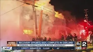 Recovery efforts end at Oakland warehouse; fire's death toll stands at 36
