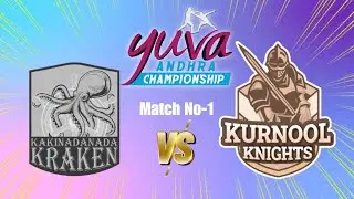 Kakinada Kraken 🆚️ Kurnool Knights || Yuva Andhra Championship 2025