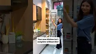 Why Every Smart Kitchen Needs a Tall Pantry Unit! 🏡✨ #interiordesign #livspace
