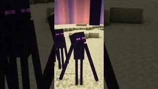 Quand l'ender dragon tape un enderman sur Minecraft !