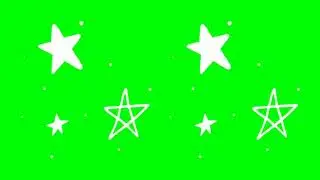 Green screen stars animation।Green screen stars cartoon VFX effect I Green screen stars chroma key