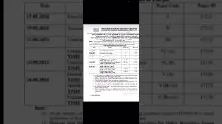 B.ed 2nd year exam date sheet