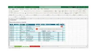 Excel Petty Cash Reconciliation + Data Validation + Pivot Table