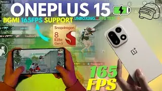 OnePlus 15 PUBG  4.1 Update 🔥 165FPS Gaming Test | Lag Fix, Heating & FPS Drop Solution