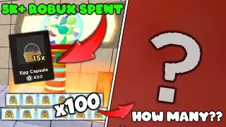 OPENING 100+ EGG CAPSULES (5K+ ROBUX) GOT ANY LEGENDARY?? | ALL STAR TOWER DEFENSE