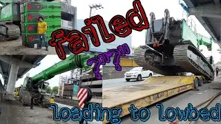 LOADING TO LOWBED | FAILED ?? | SENNEBOGEN 6113 E | DADA CROMWEL