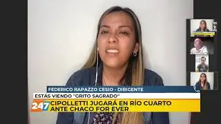 GS | CIPOLLETTI JUGAR&Aacute; EN R&Iacute;O CUARTO ANTE CHACO FOR EVER | RAPAZZO CESIO | 12/11/21