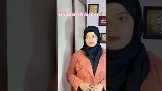 How to Style Hijab with Jacket 🧥✨#ytshorts