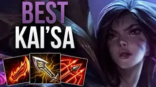 BEST KAI'SA IN THE WORLD FULL GAMEPLAY! | CHALLENGER KAI'SA ADC GAMEPLAY | Patch 10.7 S10