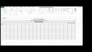 How to make a Purchase Register in Excel