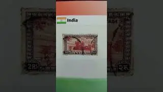 Stamp - redfort #history #philately #1949 #redfort #independenceday #india #freedom #rare #flag