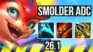 SMOLDER & Thresh vs JINX & Brand (ADC) | 79K damage | EUW Master | 26.1