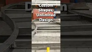 Custom Walkable Glass Floors: Custom Steel Frames