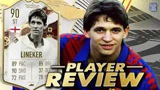 90 WORLD CUP ICON LINEKER SBC PLAYER REVIEW! META - FIFA 23 ULTIMATE TEAM