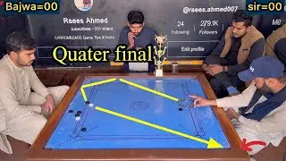 🏆3ra Quater ￼Final 🤼&zwj;♂️29 point Carrom board games 2025 ￼ tournament Ahmed bajwa (vs) sir ￼Jahanzeb