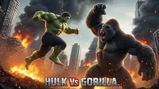 HULK vs GORILLA | Giant Battle in the City | Hollywood Style video 