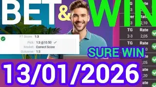 Correct Score Predictions for Today 13/1/2026| Football predictions|Soccer predictions/Sure Wins
