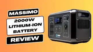 Massimo 2000w Portable Lithium Ion Battery Power Station Review (2024)