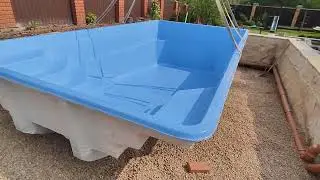 Бассейн san juan Luxor 6536 цвет 3 d blu stone в котловане