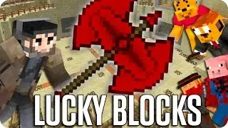 ¡FUERZA BRUTAL! LUCKY BLOCKS | Minecraft Con Sara, Luh, Exo Y Macundra