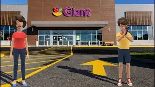 Caillou steals  chocolate form mr. Johnson Store and gets arrested