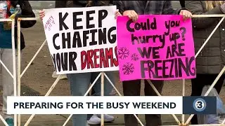 Busy weekend in Madison as snow and cold temps come in