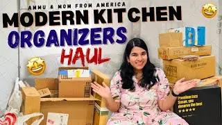 Modern Kitchen Organizers Haul 2025 | Countertop Organization Ideas #teluguvlogsfromusa