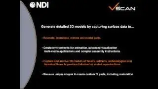 3D Laser Scanning with VicraSCAN Self-Positioning Handheld 3D Laser Scanner