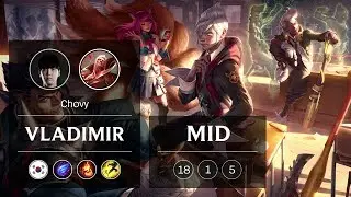 Vladimir Mid vs Irelia - KR Challenger Patch 8.24