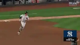Greg Bird with a moonshot in the bottom 7th
