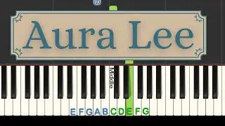 Aura Lee: easy piano tutorial with free sheet music