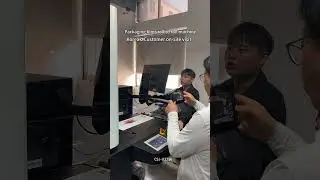 Korea customers on site visit-packaging films roll machine.The printing effect is so realistic.🤩