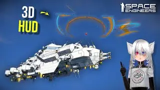This Mod Adds Useful 3D Displays in Ship Cockpits, Space Engineers