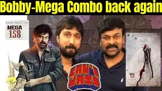 Mega Star Chiranjeevi | #ChiruBobby2 | AGAIN BOBBY-CHIRU  | #MEGA158 - GLIMPSE #chiranjeevi #bobby