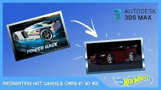 HOTWHEELS ACCELERACERS POWER RAGE 3D MODELLING
