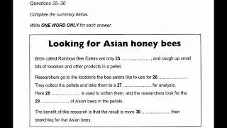 Cambridge 8 - Test 2 - Section 3 - Honey Bees in Australia