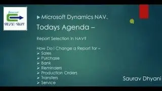 How To  Use Report Selection in Microsoft Dynamics NAV