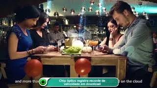 Chip &oacute;ptico registra recorde de velocidade em download
