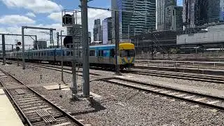 Metro Comeng Arriving at Southern Cross Station from Williamstown to Flinders Street