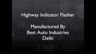 Highway Indicator Flasher on a Royal Enfield Bullet