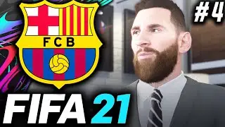 MESSI SIGNS NEW MEGA CONTRACT!!📝 - FIFA 21 Barcelona Career Mode EP4