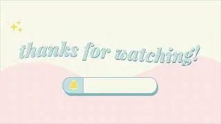 aesthetic outro template