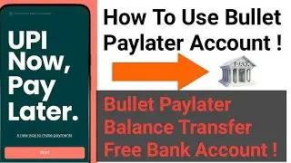 How To Bullet Credit card Apply | How to Use Bullet Paylater Account | Banking points|Paylater..