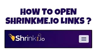 Как открыть ссылку на Shrinkme.io | Исправление проблемы с открытием ссылки на Shrinkme.io | Ссыл...