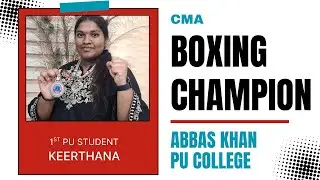 Punching to Glory: Bengaluru's PUC Student Keerthana Shines at National #Boxing Championship #CMA